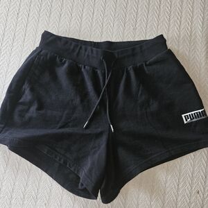 PUMA Women's Black Drawstring Shorts